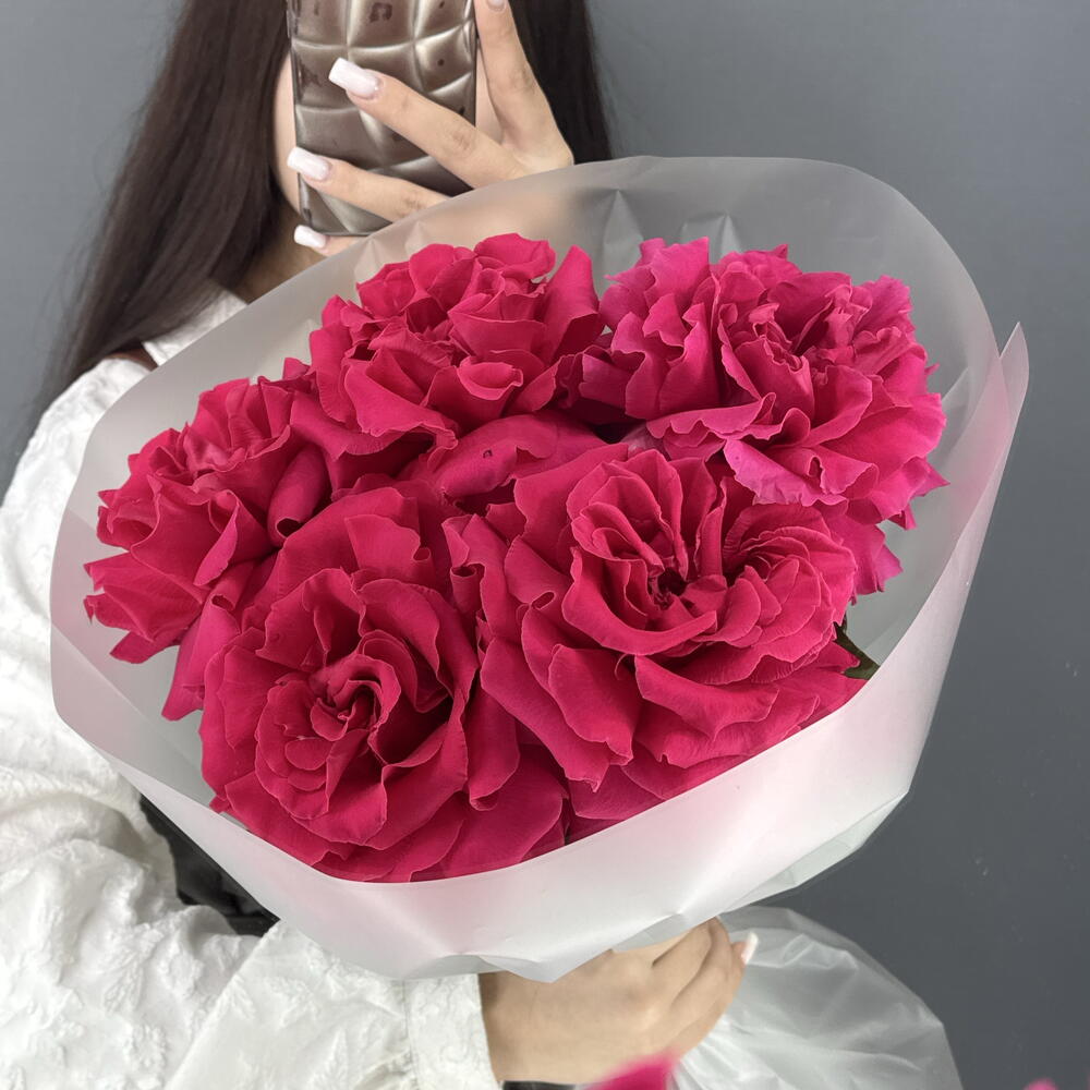 Монобукет из Французской Розы «Фул Монти💕»