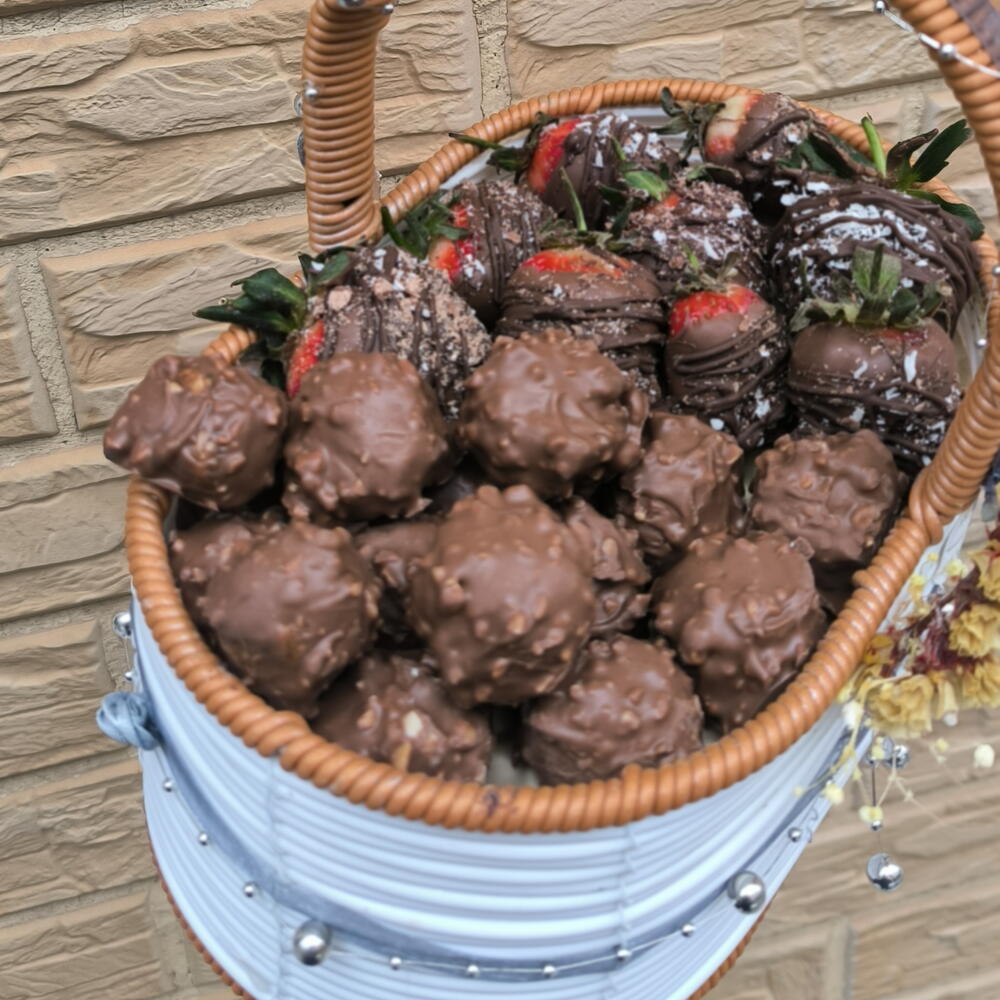 Шоколадная корзинка