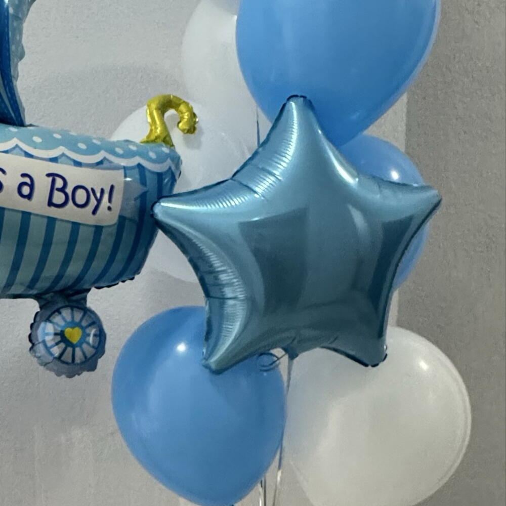 На выписку мальчика 17 шаров