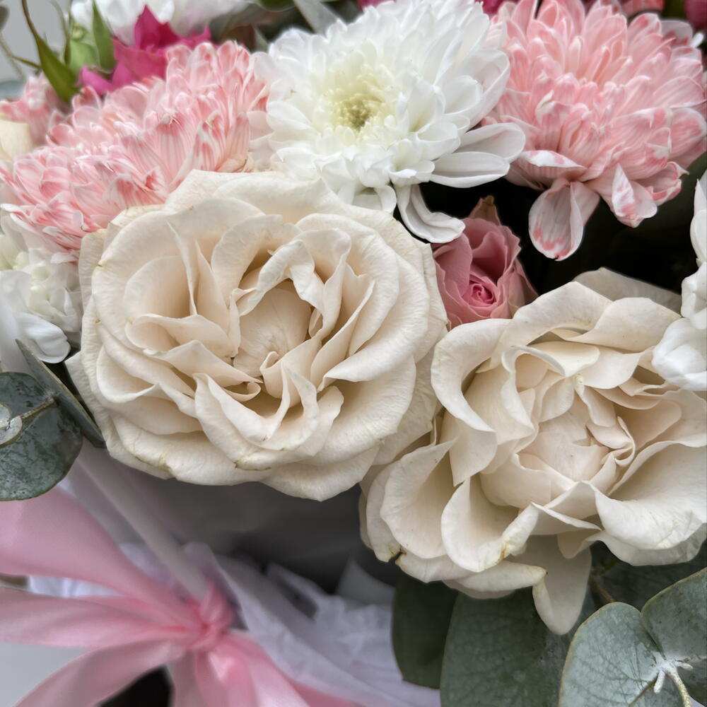 Облачко 🌤, букет с гортензией 🌸