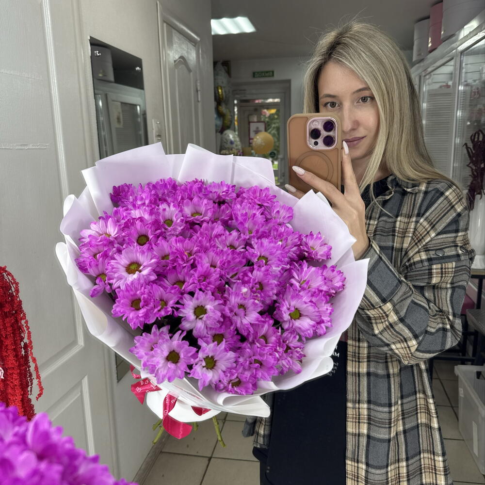 Букет хризантем