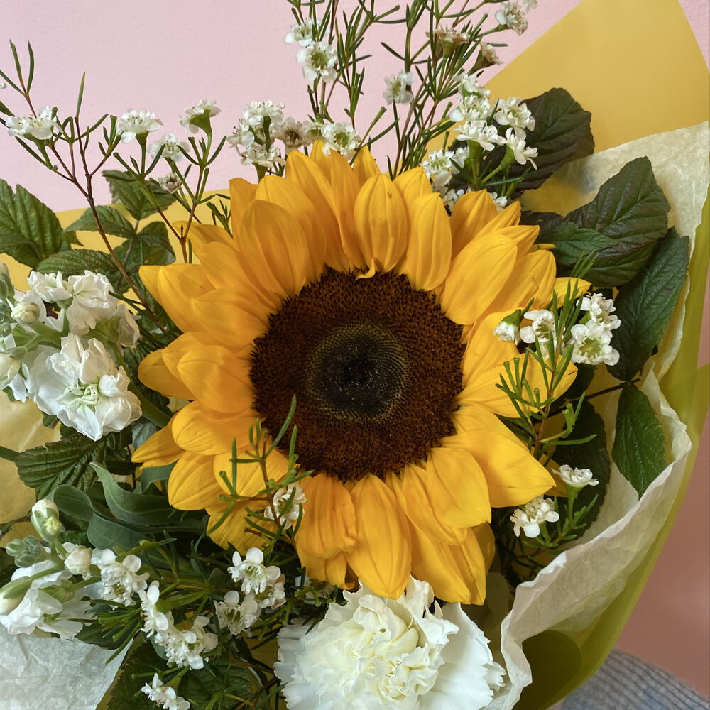 🌱 Букет- комплимент с подсолнухом