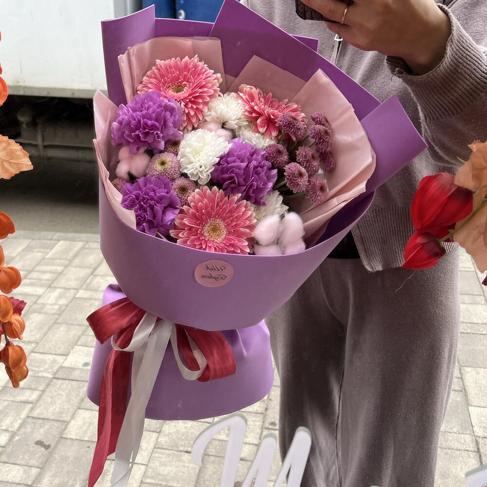 Букет с герберами 🌸
