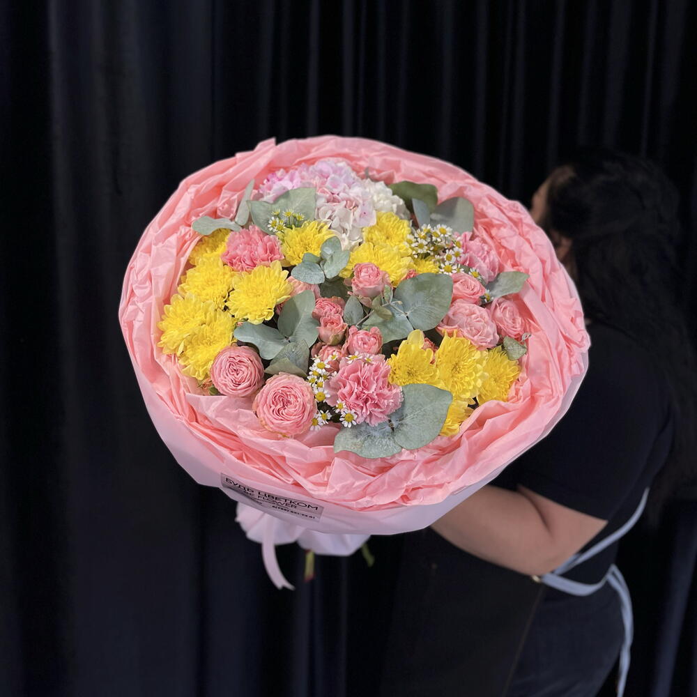 Букет солнышко Pink