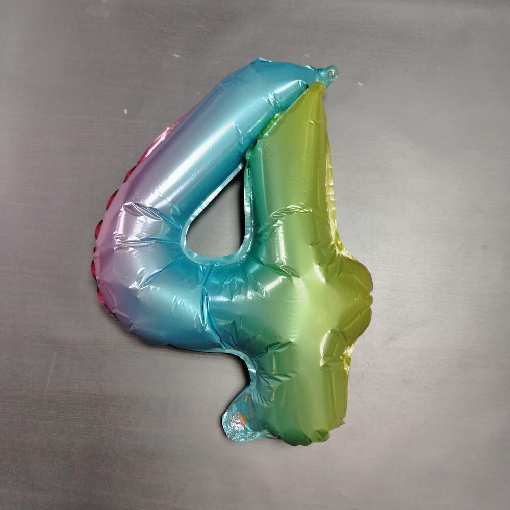 Цифра фольгированная «4»
