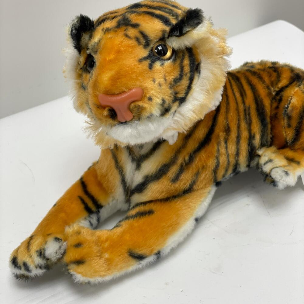 fluffy tiger toy