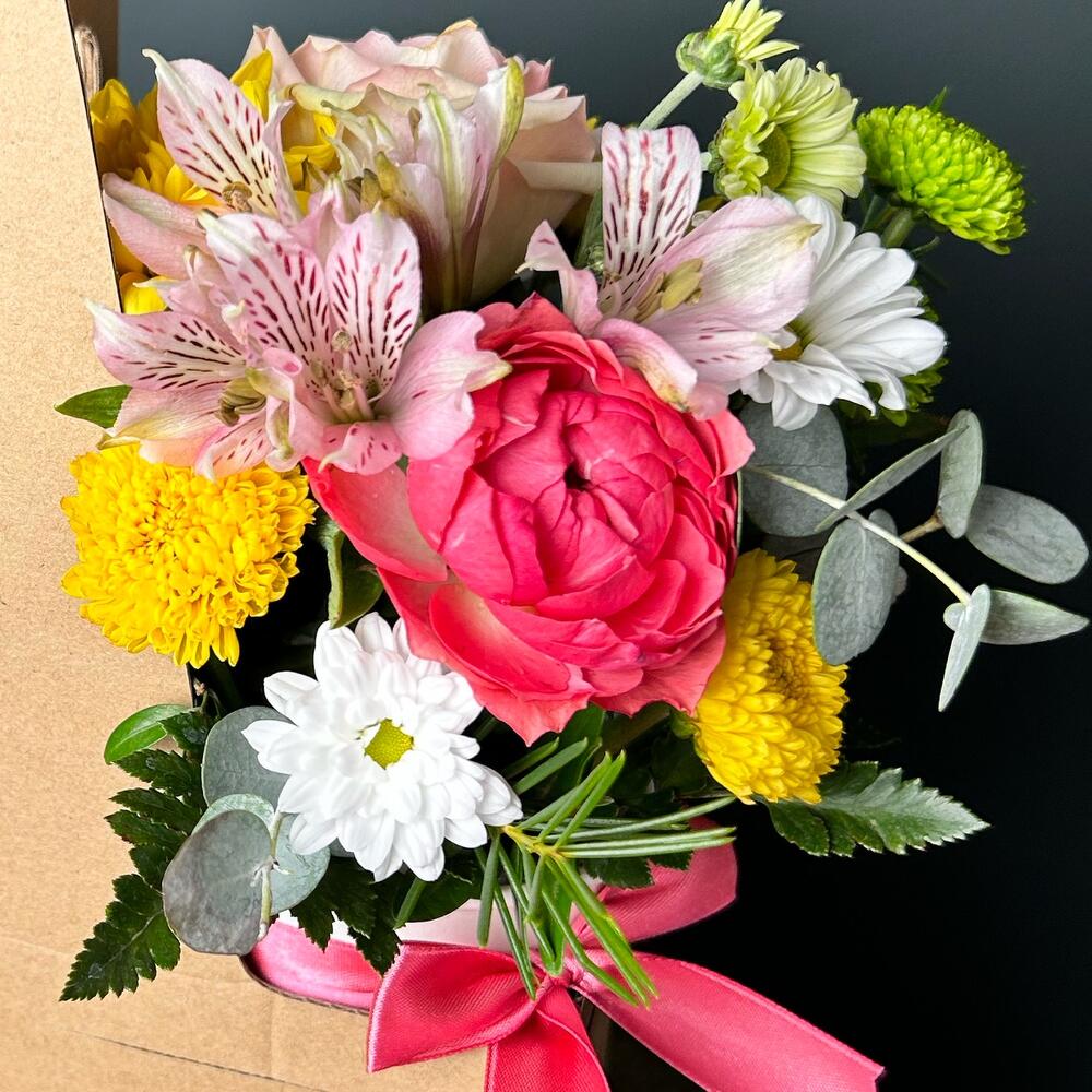 Подарочный набор Цветы+торт в стакане, Цветы и подарки Москва ...