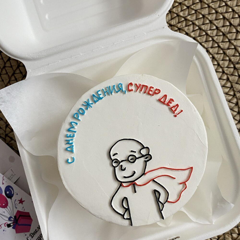 Бенто-торт: "супер дед"