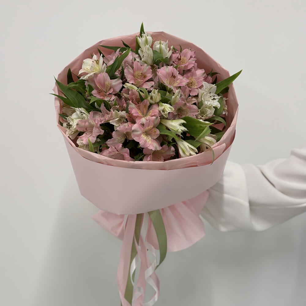 Сет с альстромериями для мамочки