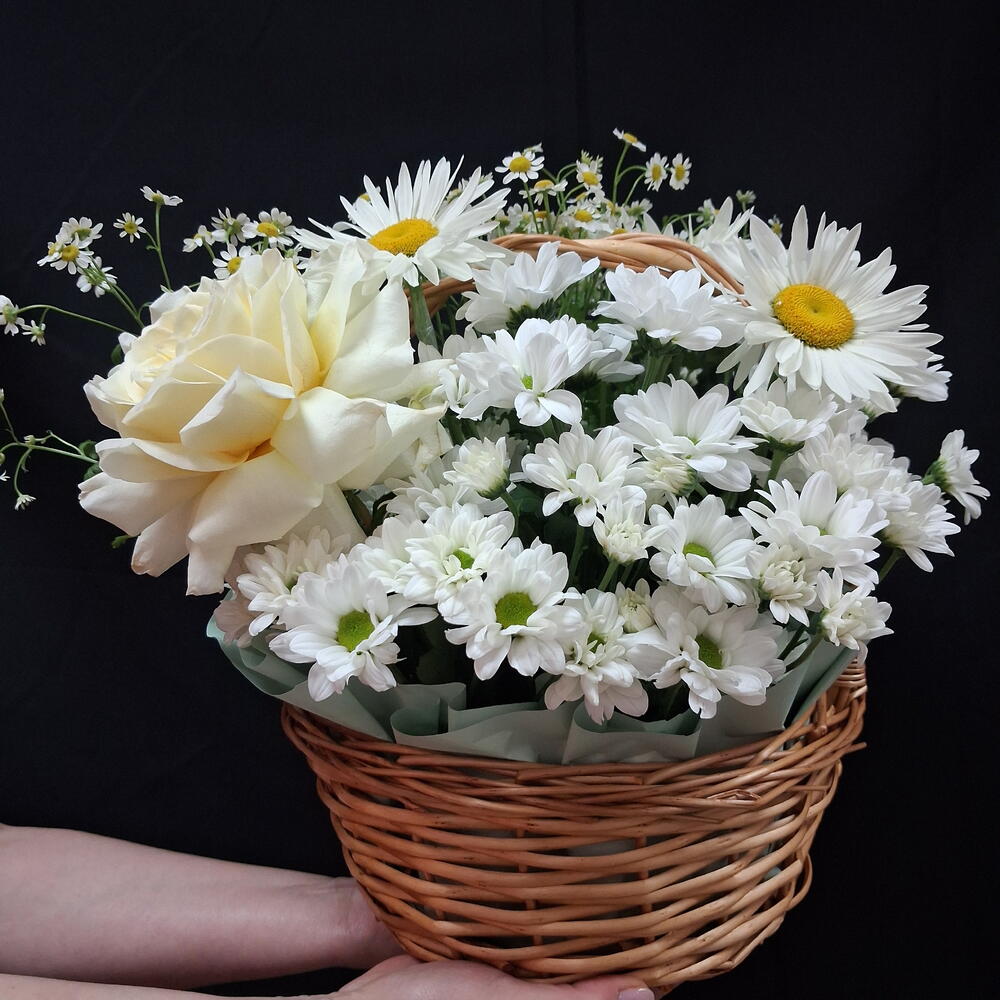 Корзина с Ромашкой
