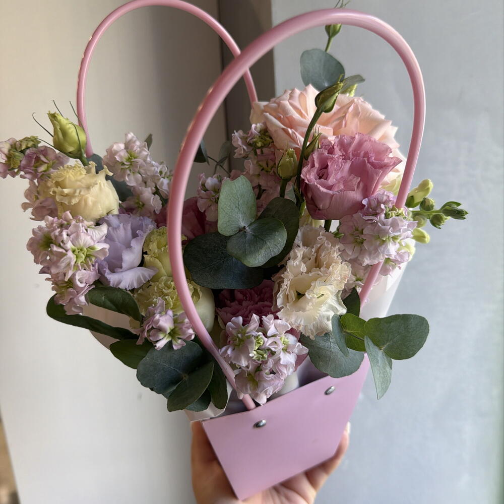 Композиция в сумочке «Flora»