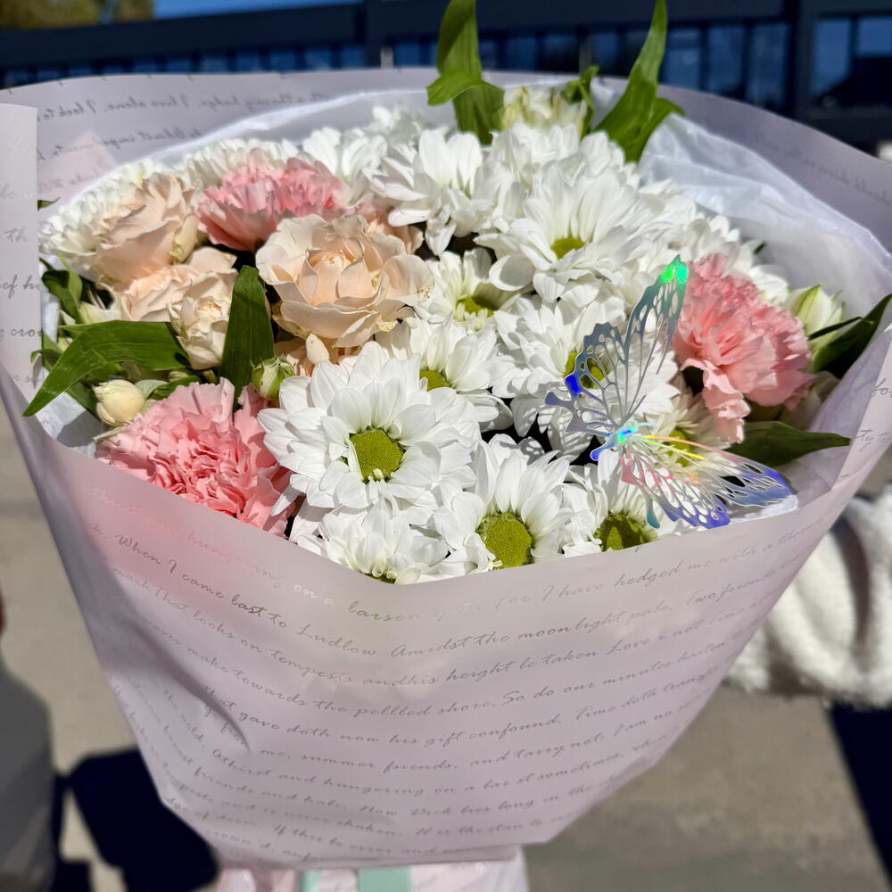 Букет «Белокрылое сияние»