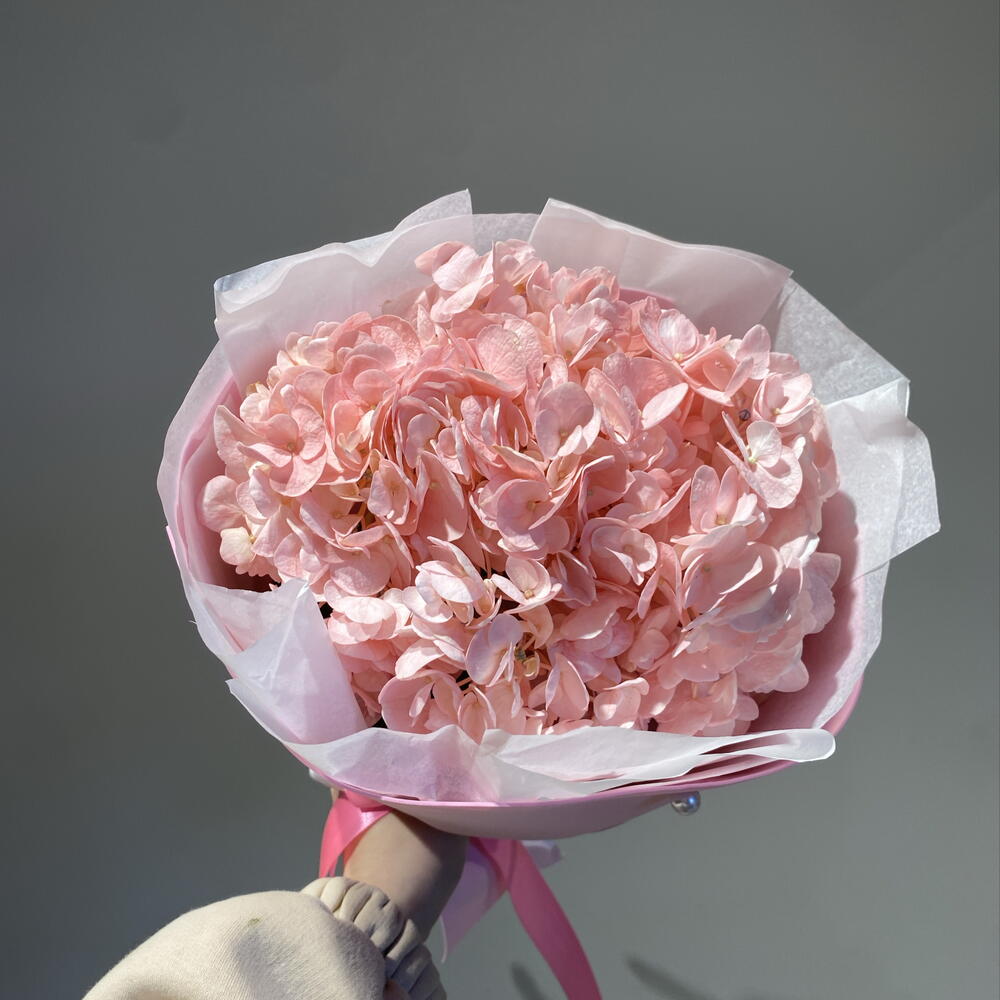Букет комплимент с гортензией 💕🌸