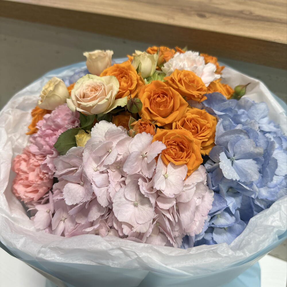 Дофаминовый букет ️🧡💜💚💛♥️