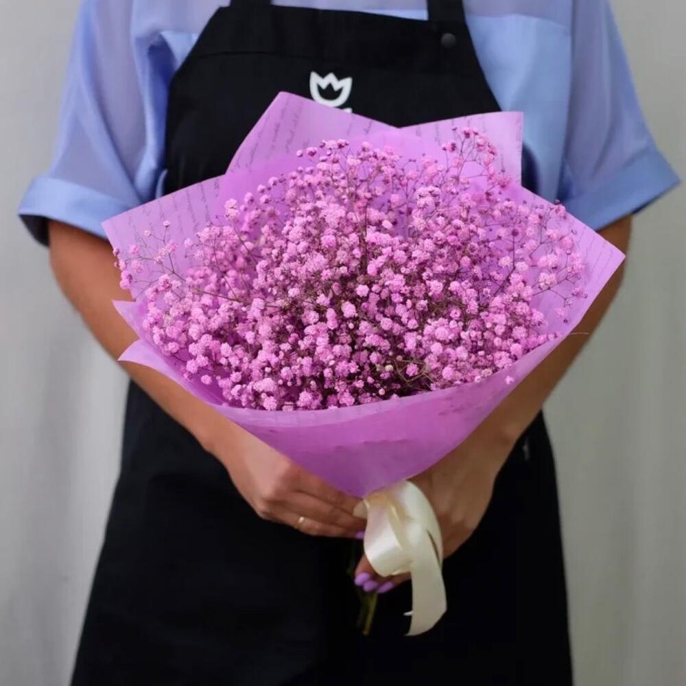 Nube rosa de gypsophila