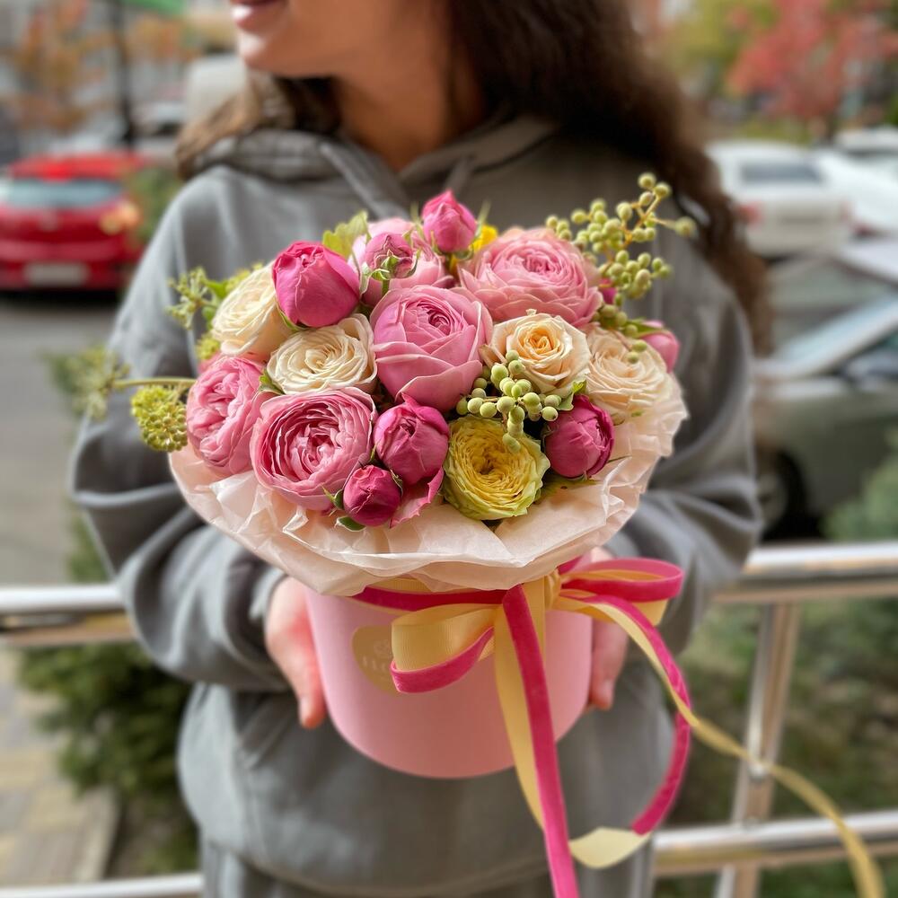 Цветы в коробке