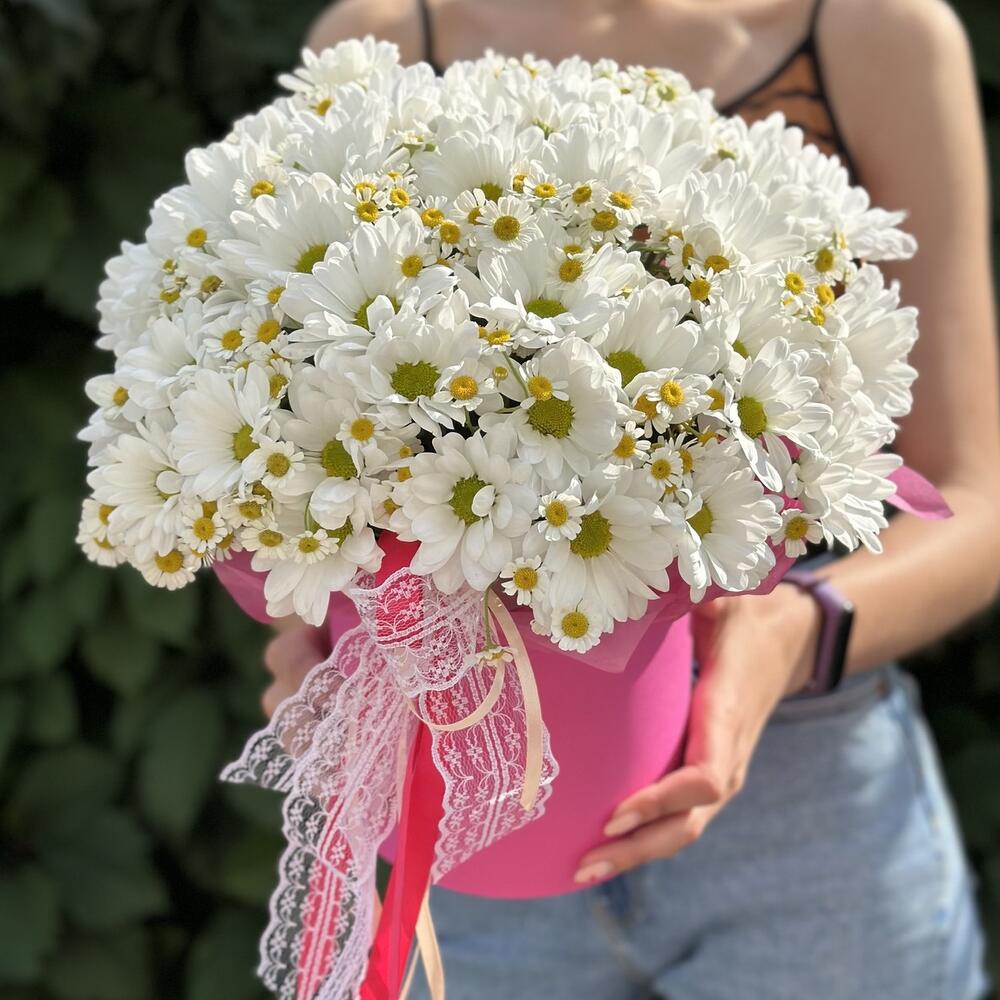 Бокс с ромашками