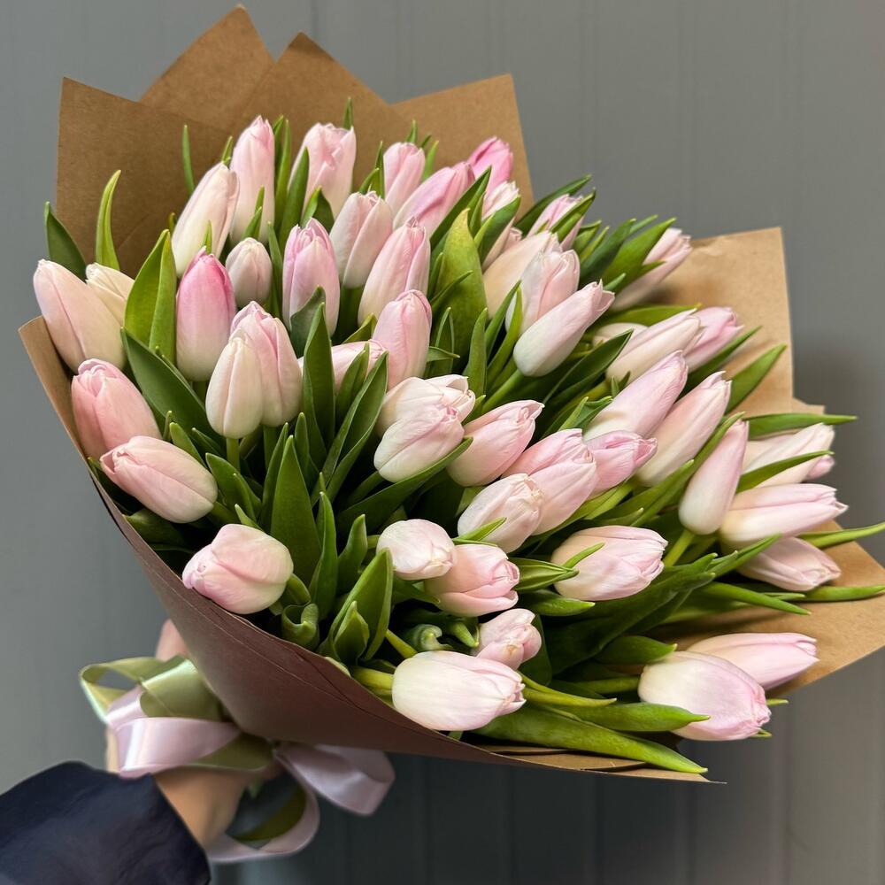Тюльпаны в крафте 💕🌸