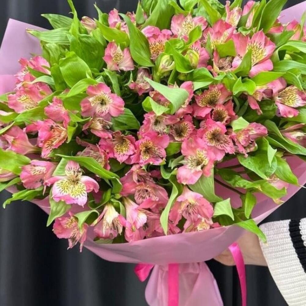 Волшебница 💖 большое стойкое моно из альстромерий