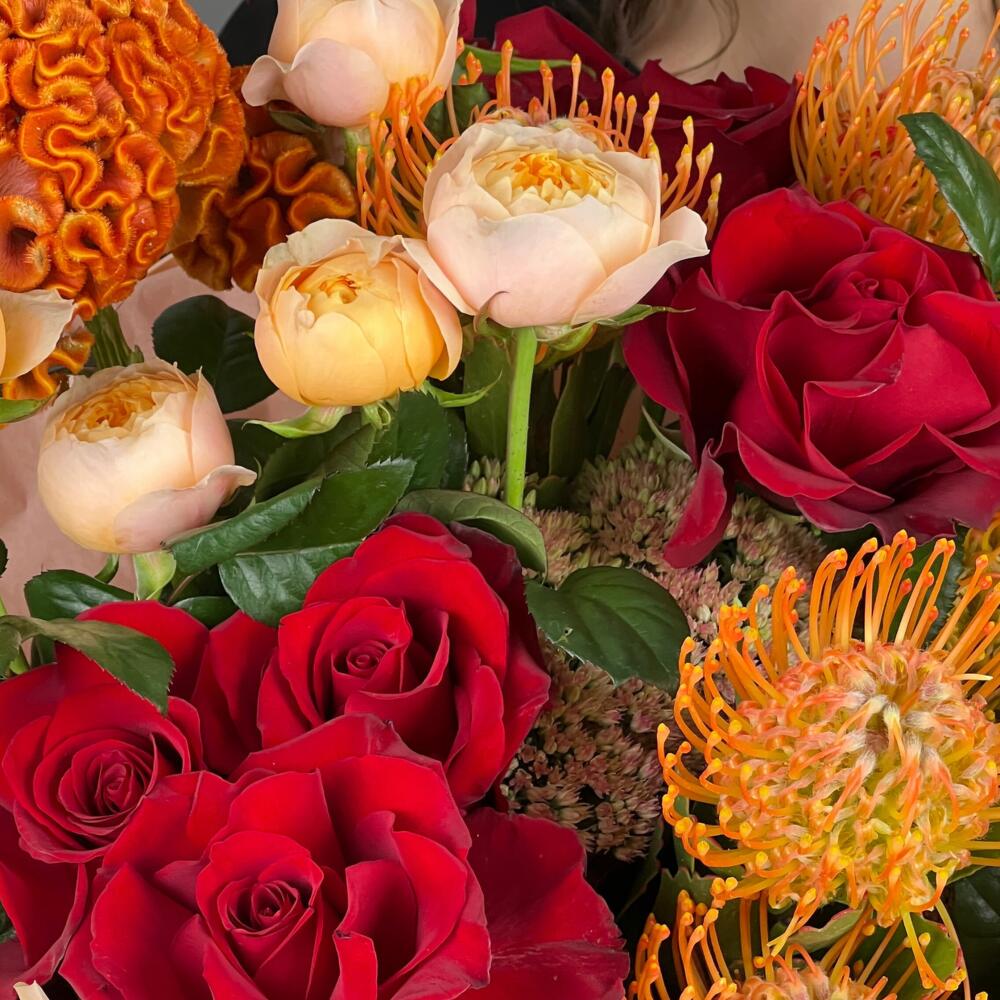 Цветы Букет Art Flowers Медовый Вечер