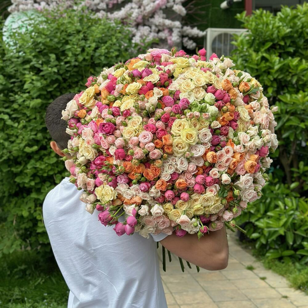 101 кустовая роза
