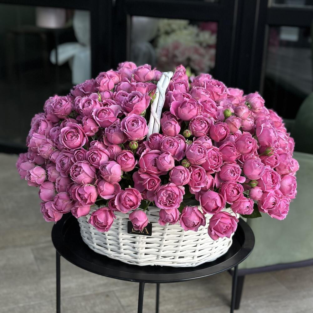 💖ДЛЯ МАМЫ💖Корзина пионовидных роз