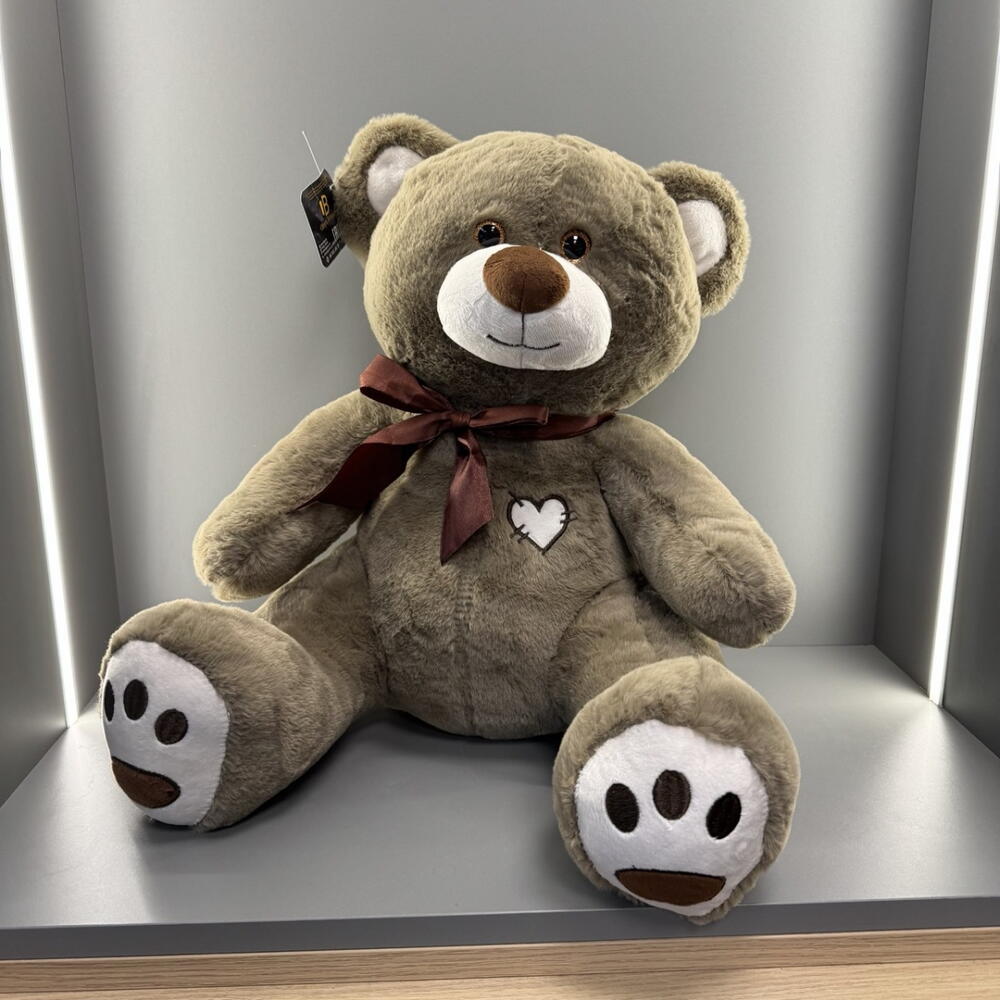 Игрушка Мишка Коричневый с бантиком