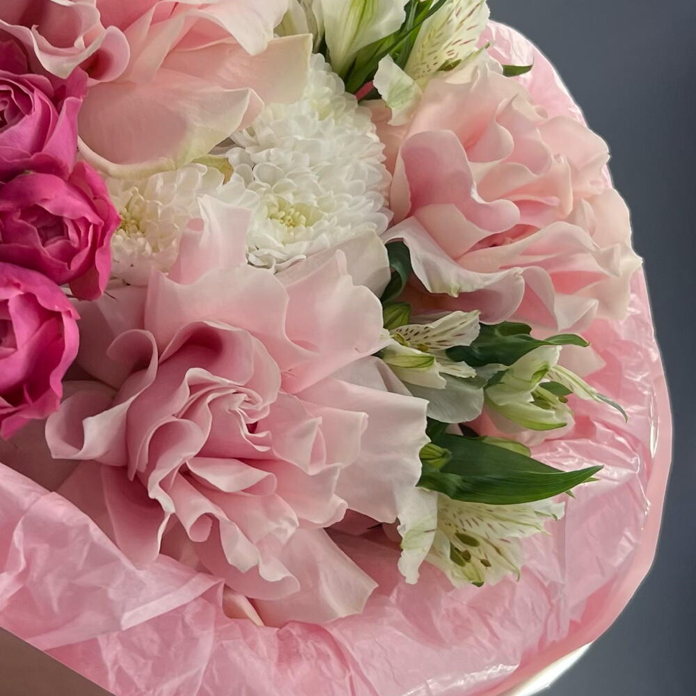 Авторский букет💐 из Французской Розы нежного оттенка