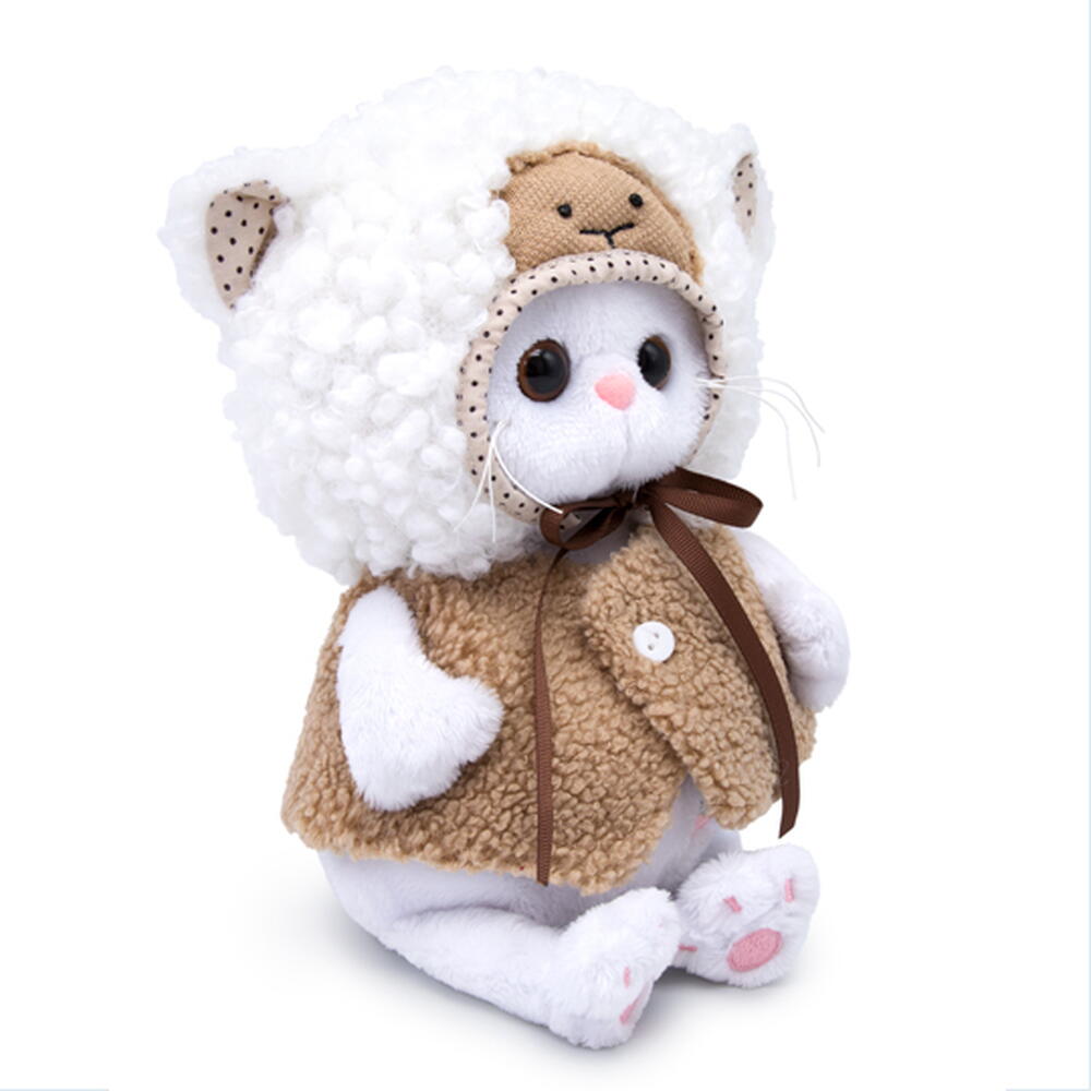 Мягкая игрушка Кошечка Ли-Ли 18 см в костюме Овечка