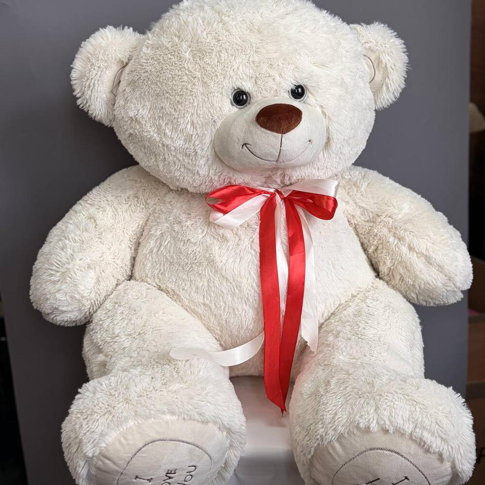 Мишка белый большой 🧸