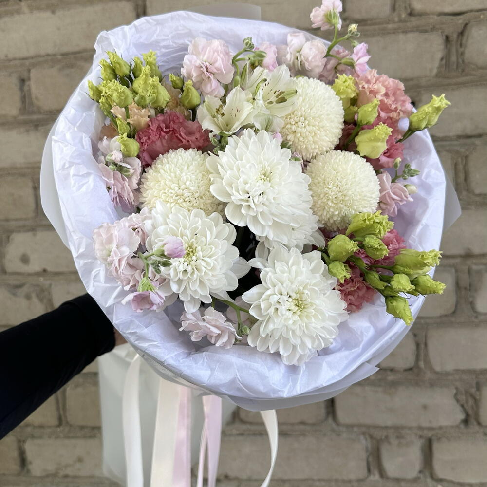 Букет с эустомой🌸