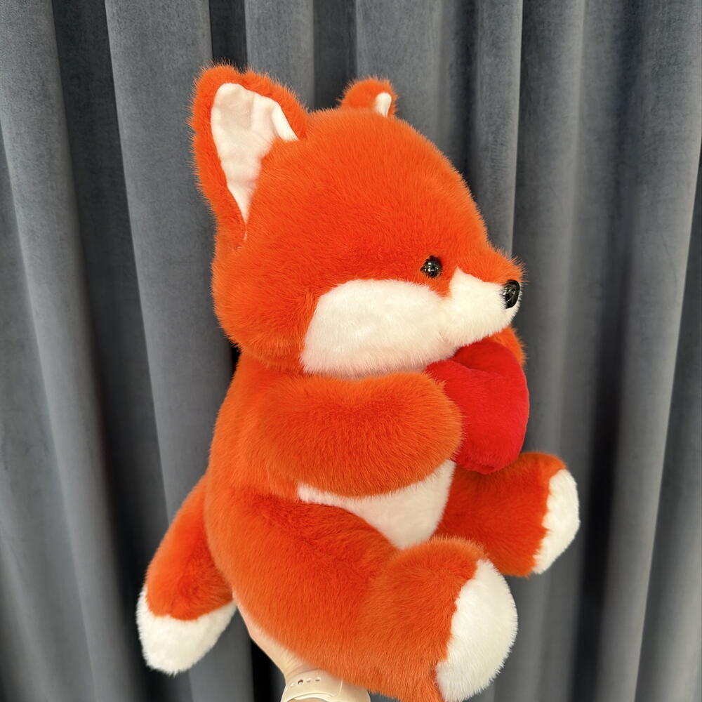 Игрушка лисичка с сердечком