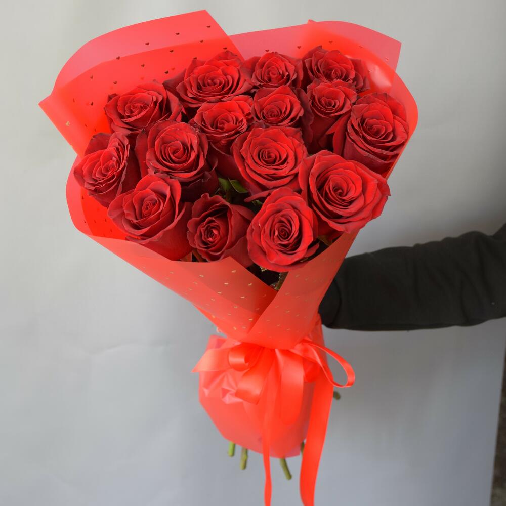 Bouquet of 15 Explorer roses