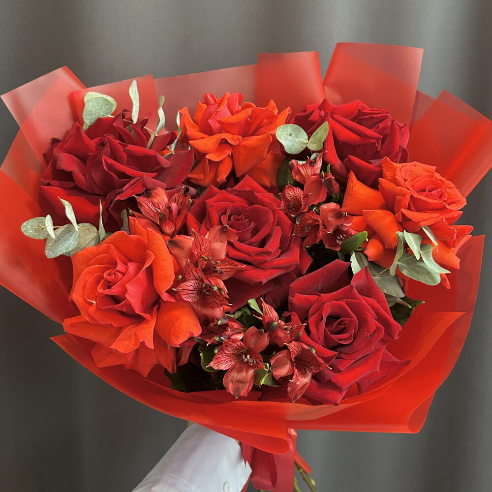 Сентябрь горит 🔥 французские розы 🌹 ️♥️