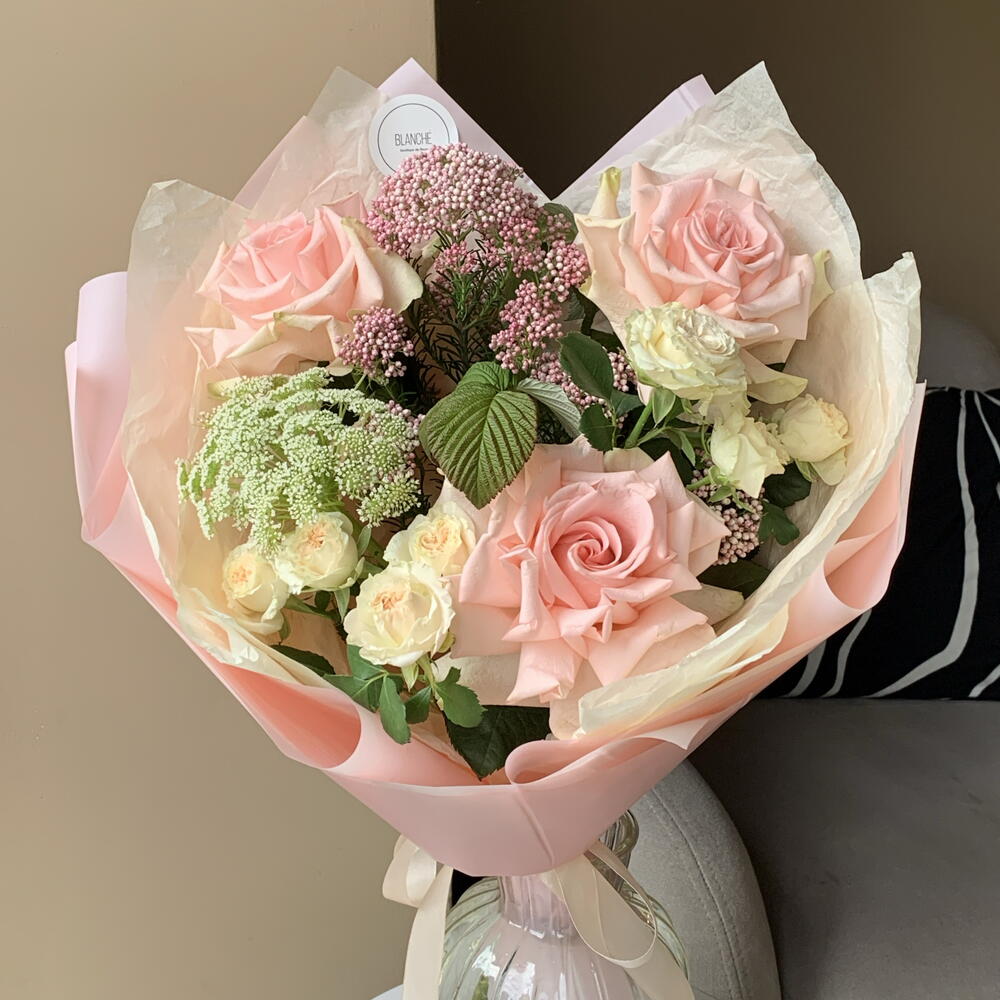Букет «Клубничное суфле»🌸
