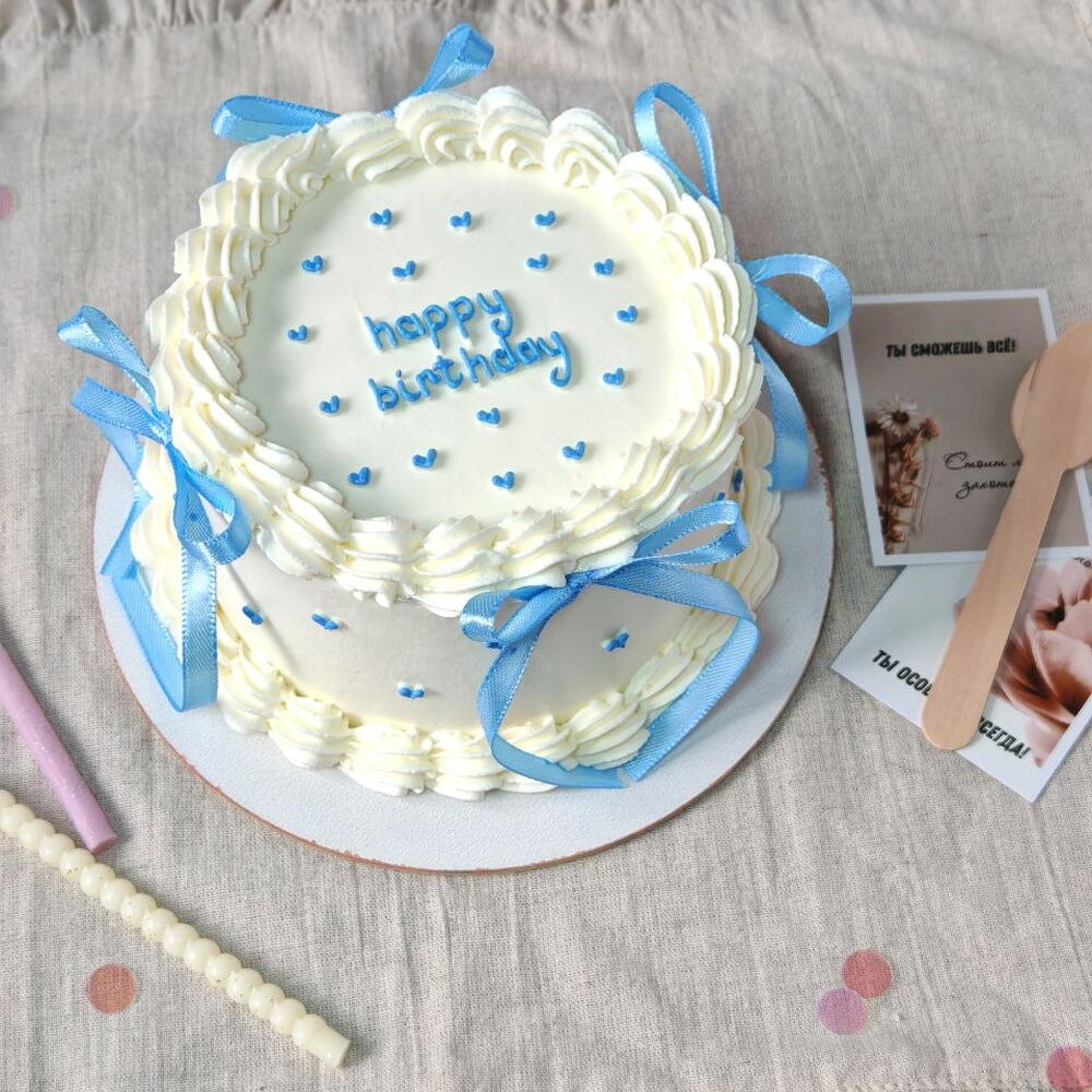 Бенто торт "Happy Birthday", на день рождения, парню, мужу, брату