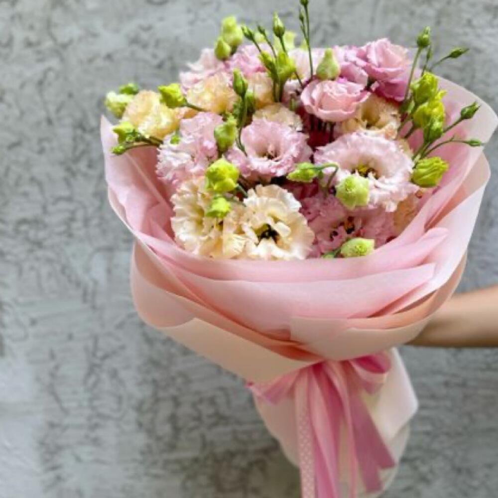 Нежный воздушный букет Эустома Лизиантус🎀