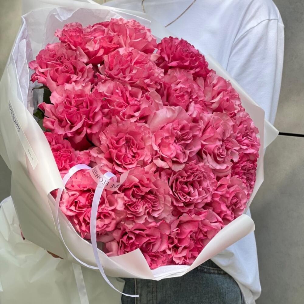 Ажурные розы / 23 пионовидные розы / розы для мамы