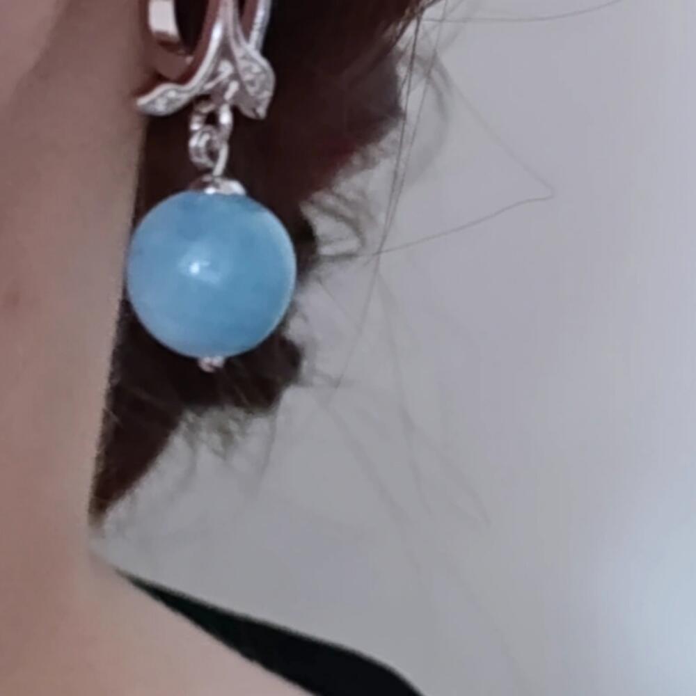 Серьги для голубоглазки