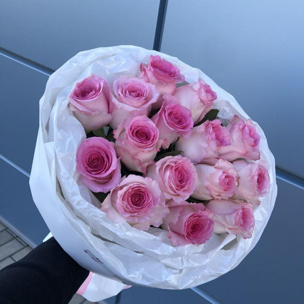 Букет Розы Мандала 15 штук