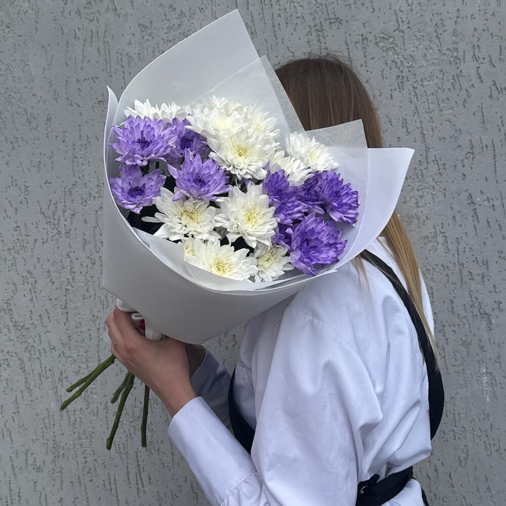 Букет из 5 веток хризантем  с.n.2