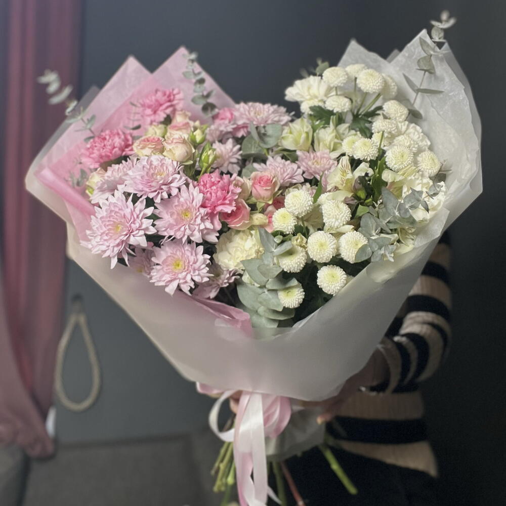 Букет в двух оттенках🤍💕