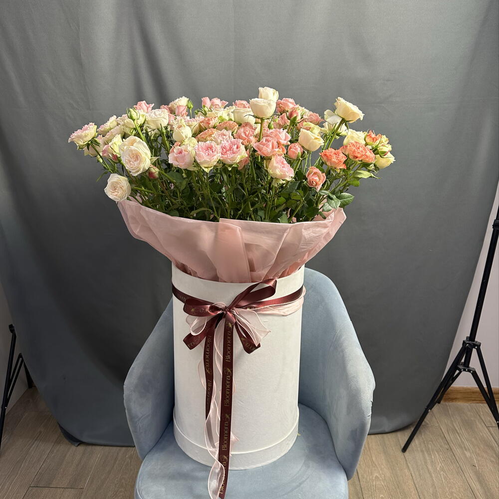 Arrangement « cotton candy»