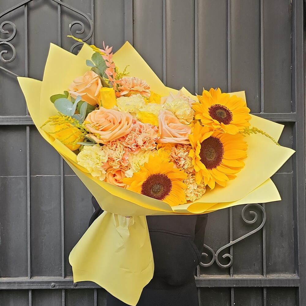 Букет с подсолнухами ❣️