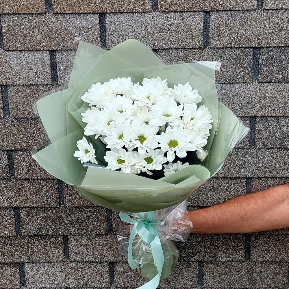 Букет из хризантем, 5 шт