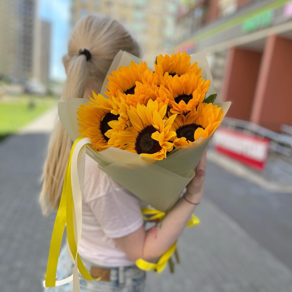 Подсолнухи солнце