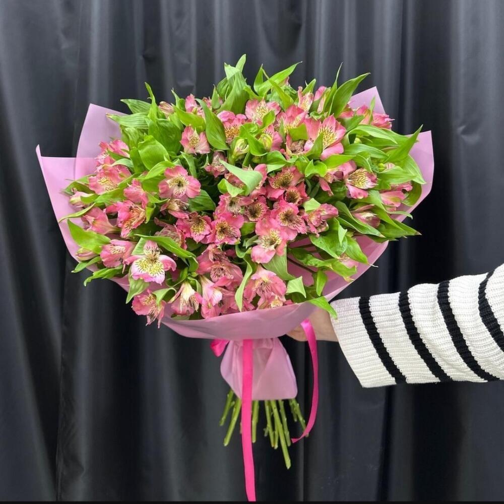 Волшебница 💖 большое стойкое моно из альстромерий