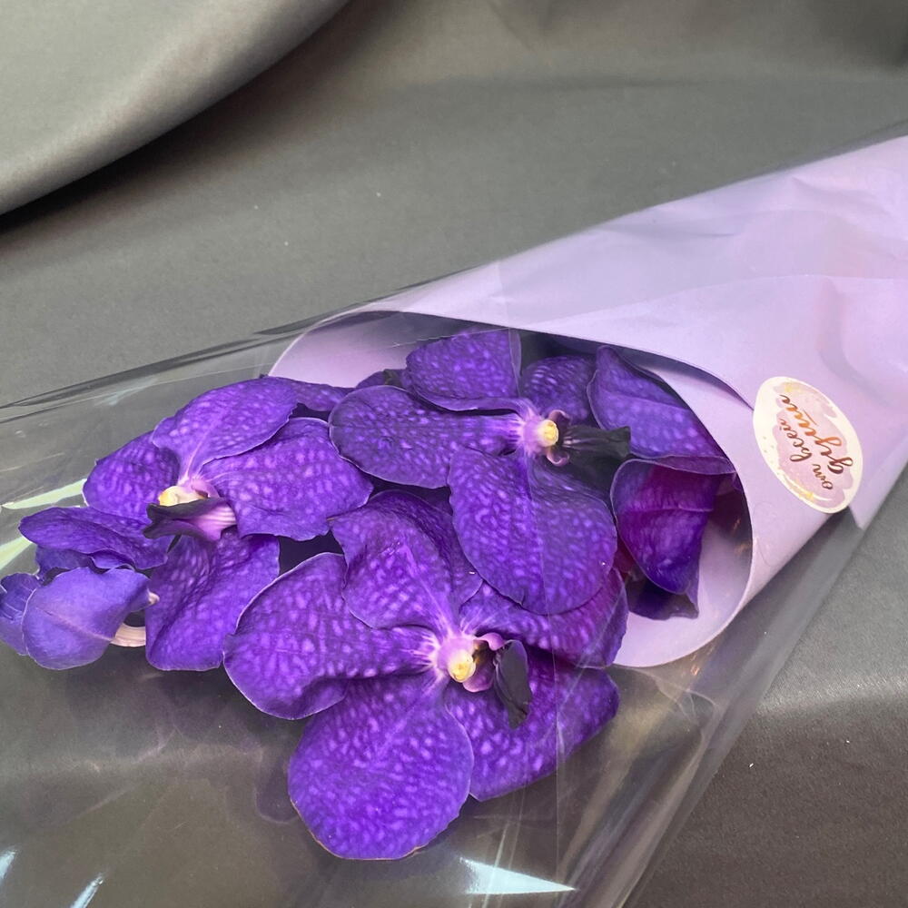 Орхидея Ванда фиолетовый букет💜