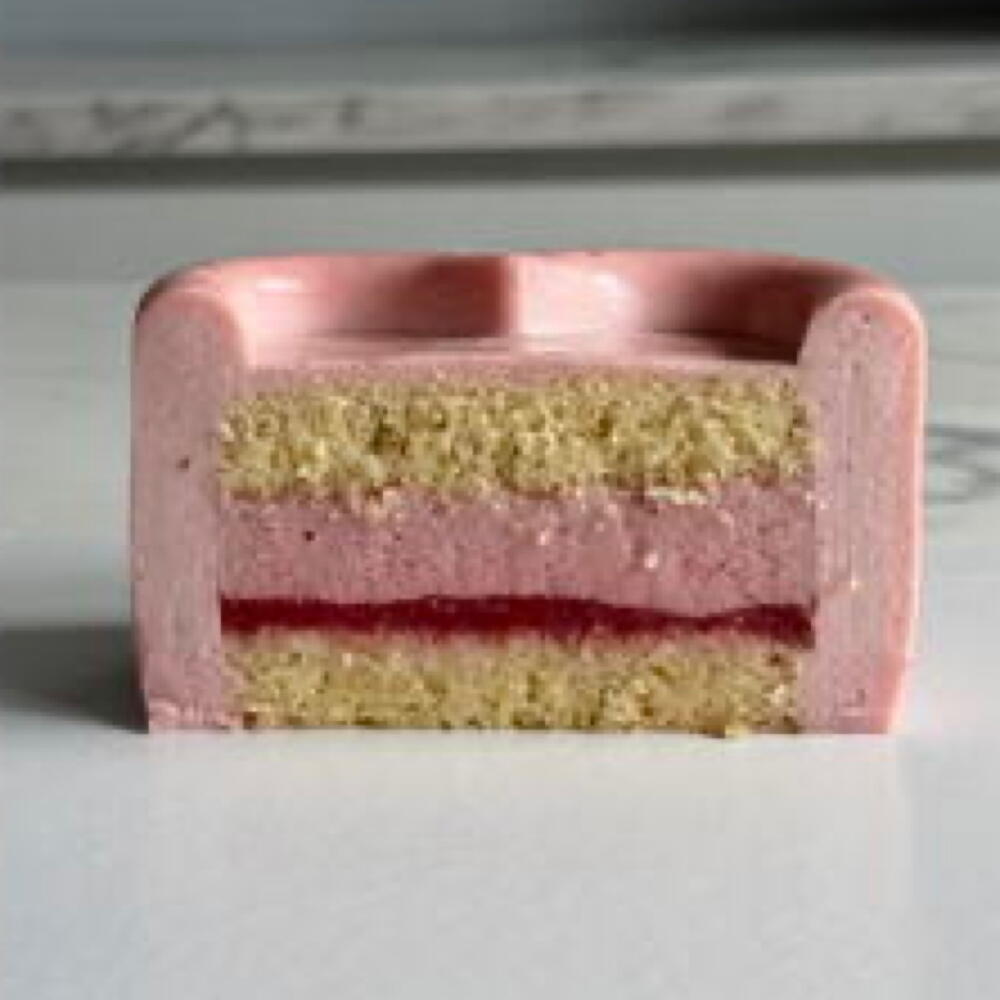 Торт с сердечками