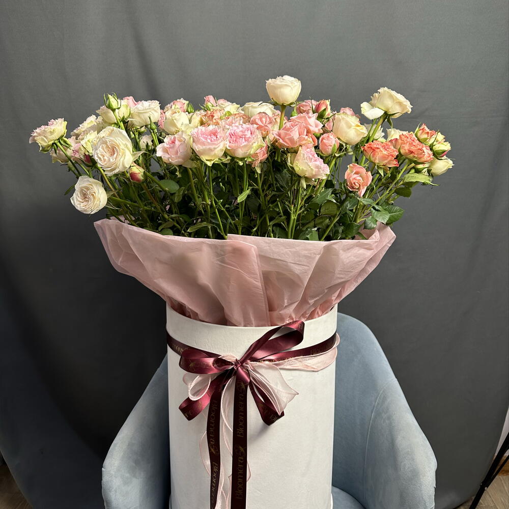 Arrangement « cotton candy»